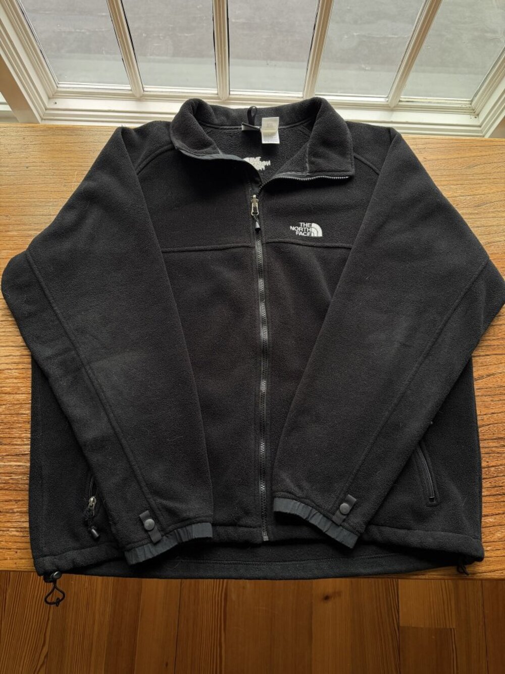 The North Face Black Full Zip Fleece Jacket Mens XL